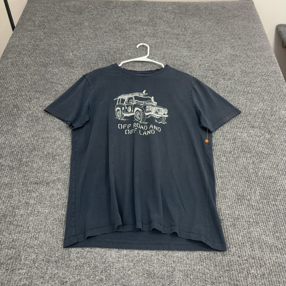 FatFace T Shirt Mens L Blue Cotton Off Road Graphic Tee Casual Outdoors Style